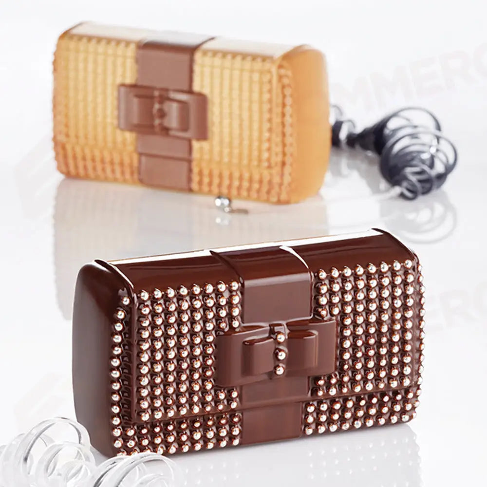 KIT STAMPO TERMOFORMATO BORSETTA POCHETTE DIM. 155 X 70 X H 90 MM - 2 KIT PER SCATOLA - KT146 - PAVONI ITALIA - STAMPI