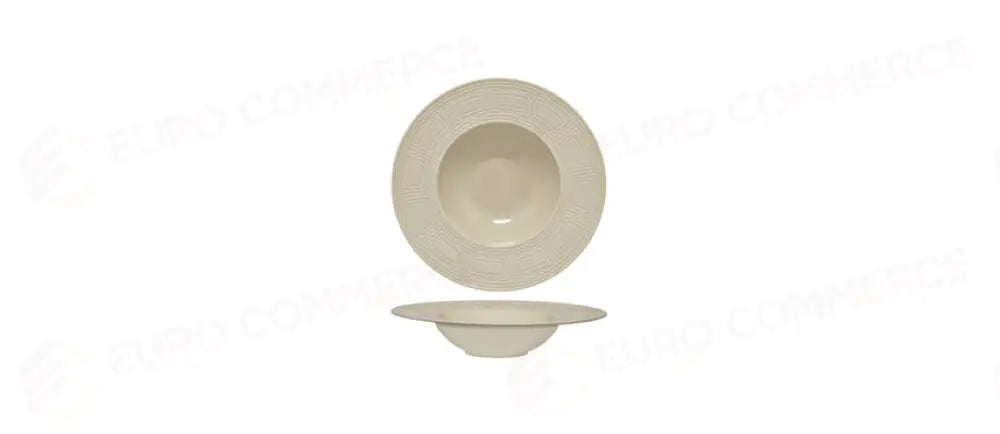 LABYRINTH BEIGE PIATTO FONDO GOURMET CM23 - 203010 - MORINI
