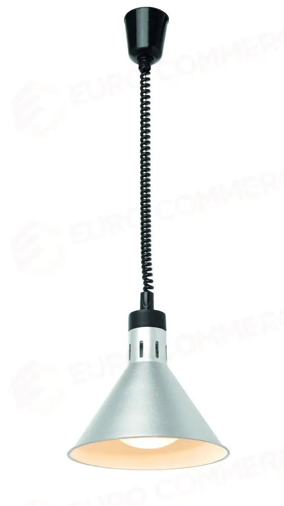 LAMPADA TERMICA CONICA REGOLABILE ARGENTO 230V/250W Ø275X(H)250MM - HENDI