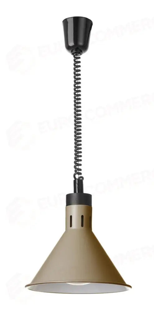 LAMPADA TERMICA CONICA REGOLABILE BEIGE 230V/250W Ø275X(H)250MM - HENDI