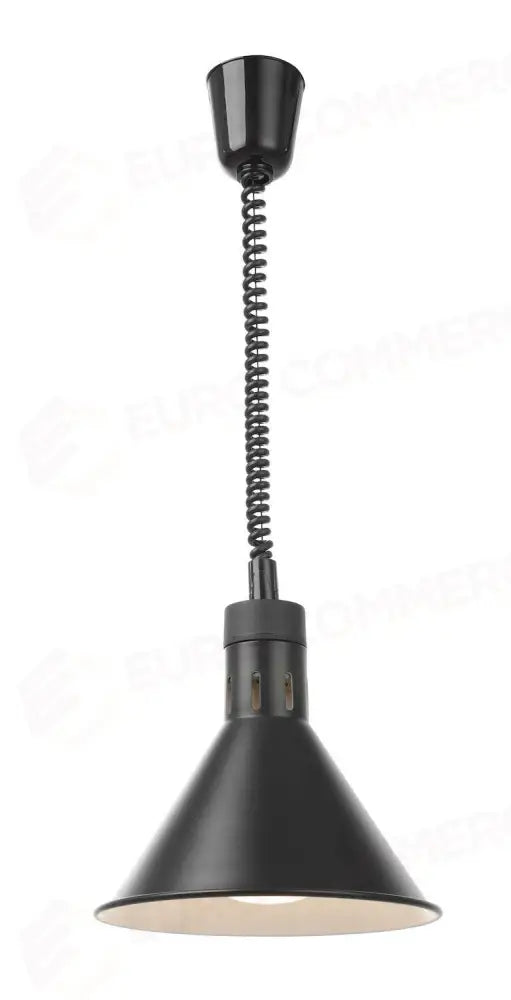 LAMPADA TERMICA CONICA REGOLABILE NERO 230V/250W Ø275X(H)250MM - HENDI