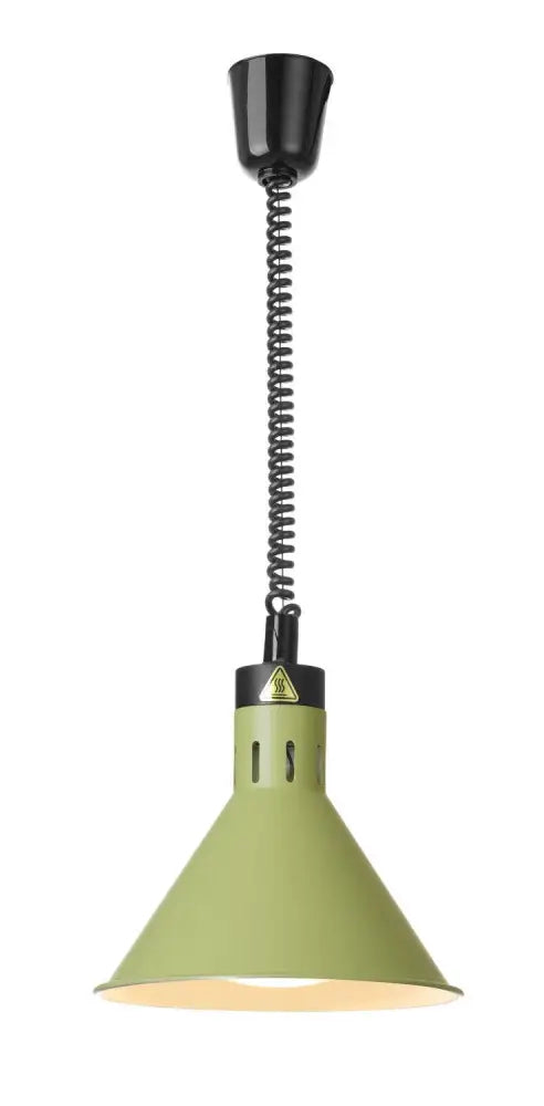 LAMPADA TERMICA CONICA REGOLABILE VERDE 230V/250W Ø275X(H)250MM - HENDI