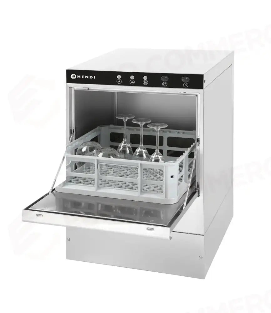 LAVABICCHIERI 40X40 - CONTROLLO ELETTROMECCANICO CON POMPA DI SCARICO 230V/2800W 470X510X(- HENDI