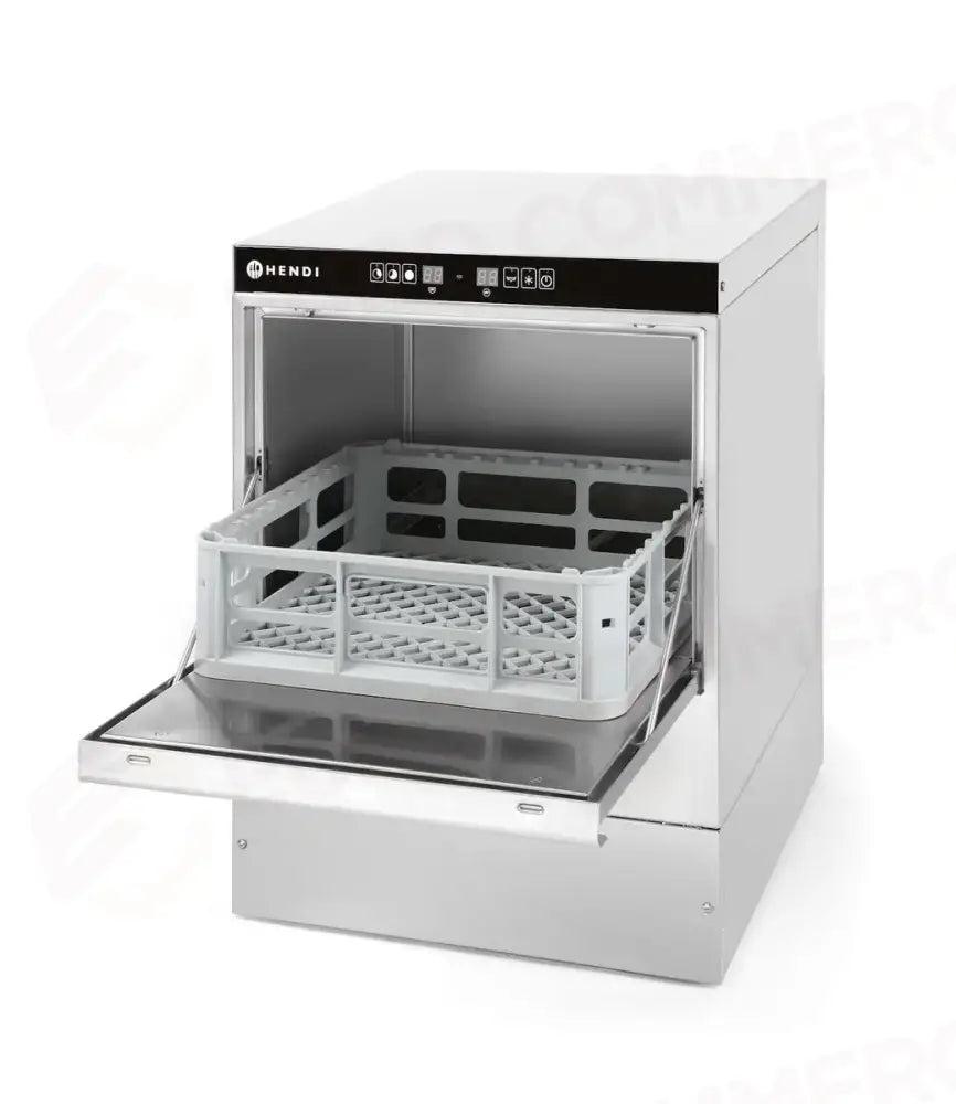 LAVABICCHIERI 40X40 - CONTROLLO ELETTROMECCANICO CON POMPA DI SCARICO E DETERGENTE 230V/280 - HENDI