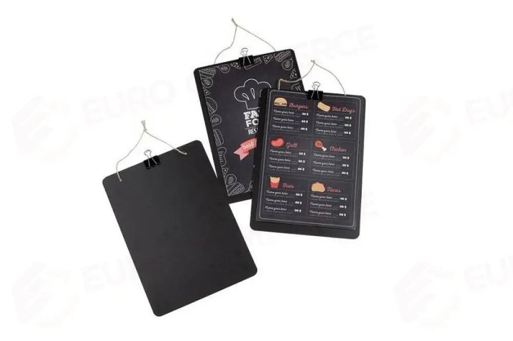 LAVAGNA RETTANGOLARE CON CORDA NERO - 23X32 CM - T5266 - LEONE - LAVAGNE