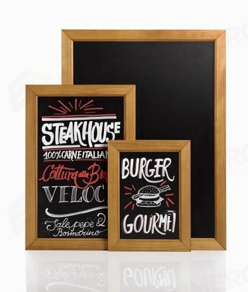 LAVAGNA RETTANGOLARE NERO - 30X40 CM - T5255 - LEONE - LAVAGNE