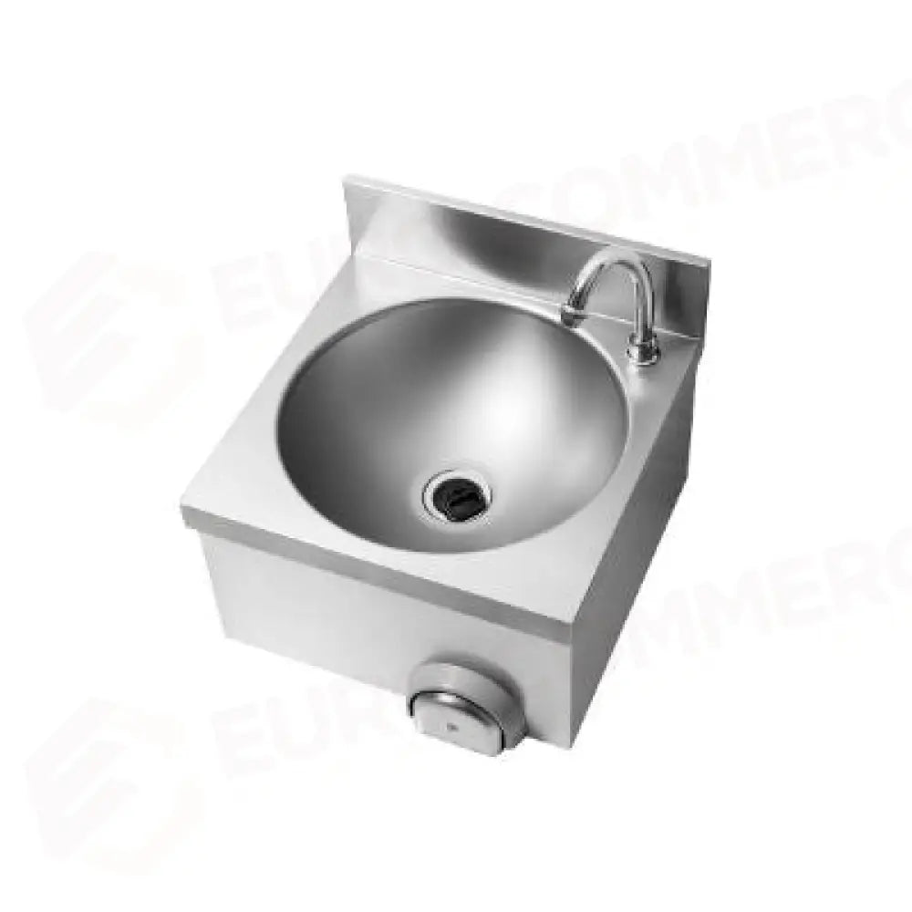 LAVAMANI 400X400 COMPLETO DI BOCCA DI EROGAZIONE COMANDO TEMPORIZZATO A GINOCCHIO PREMIX - ARES050 - MONOLITH