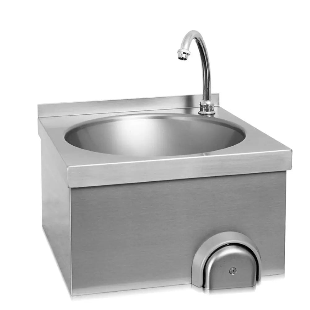 LAVAMANI A PARETE ALZATA CM 3H COMANDO GINOCCHIO - 9480-4040 - METALCARRELLI - CARRELLI
