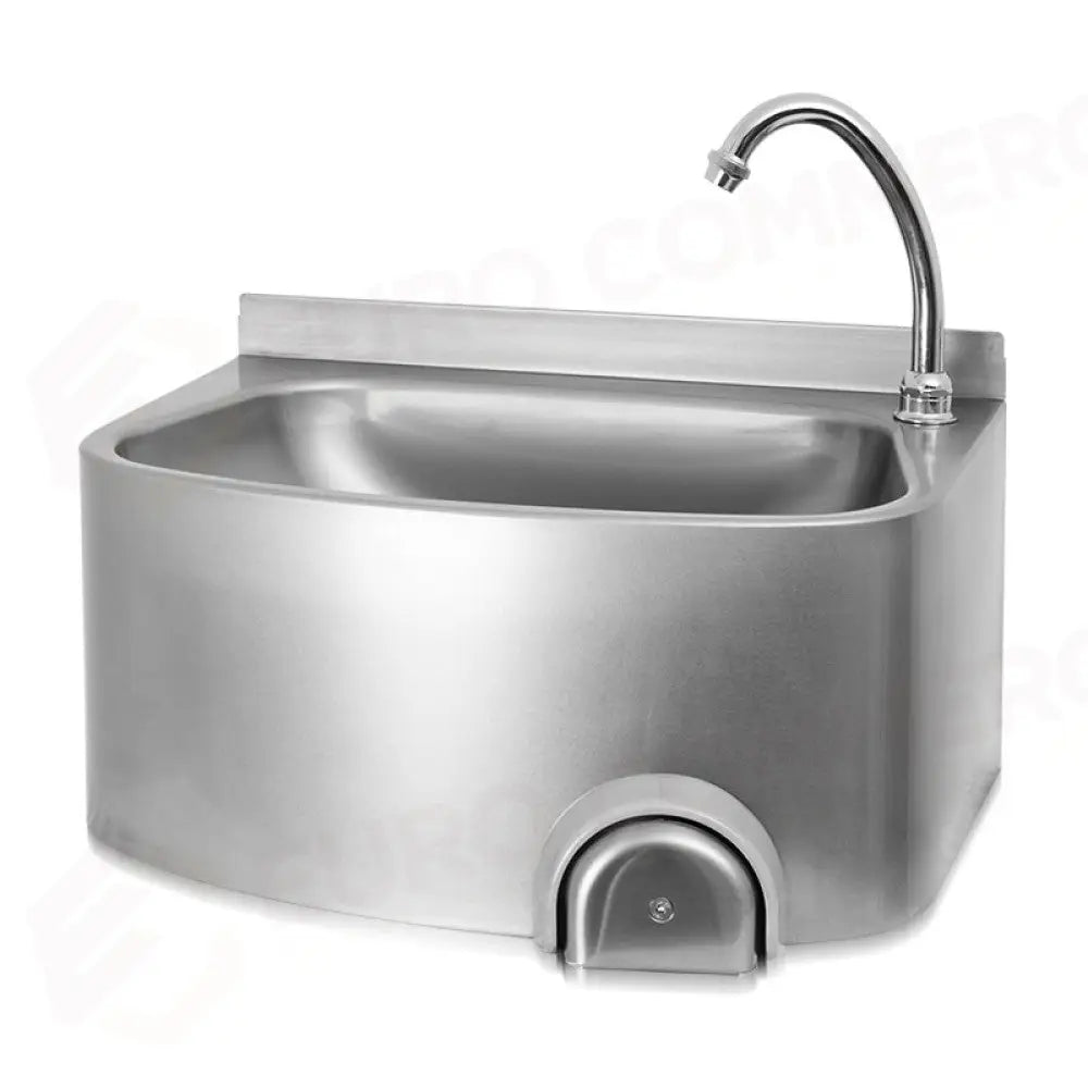 LAVAMANI A PARETE ALZATA CM 4H COMANDO GINOCCHIO - 9483-4836 - METALCARRELLI - CARRELLI