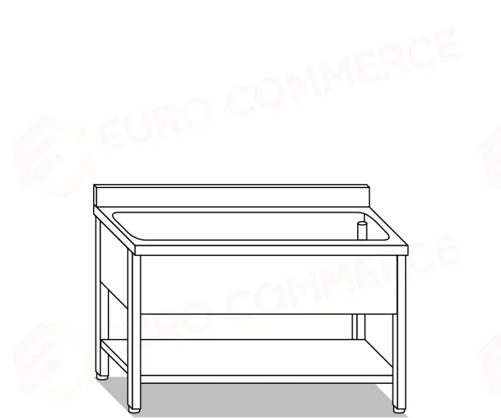 LAVAPENTOLE EUR LAVAPENTOLE E LAVAMANI INOX PER LA CUCINA PROFESSIONALE - VG1276 VG1277 - MITTEL - LAVAPENTOLE