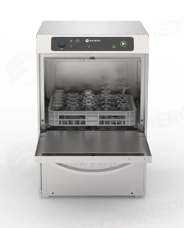 LAVASTOVIGLIE 35X35, CONTROLLO ELETTRONICO, HENDI, PROFI LINE, ARGENTO, 230V/2970W, 423X466X(H)639MM - 238738