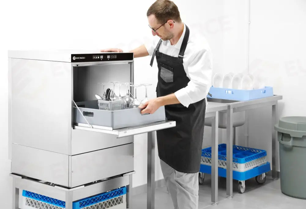LAVASTOVIGLIE 50X50 - CONTROLLO ELETTRONICO HENDI 400V/6600W 570X600X(H)830MM - 231753