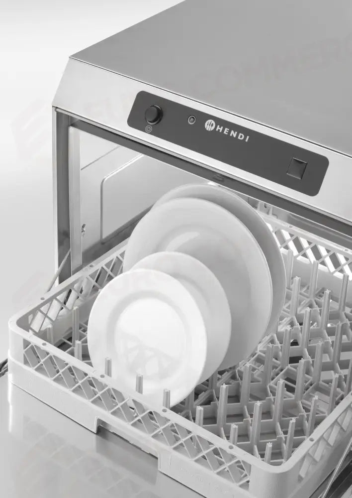 LAVASTOVIGLIE 50X50 CONTROLLO ELETTRONICO HENDI PROFI LINE ARGENTO 400V/4400W 582X610X(H)822MM