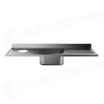 LAVATOIO 1800 X 600 MM FR-618/111D (FORO SBARAZZO + 1 VASCA + SGOCCIOLATOIO DX) - 5898618 - SAMMIC