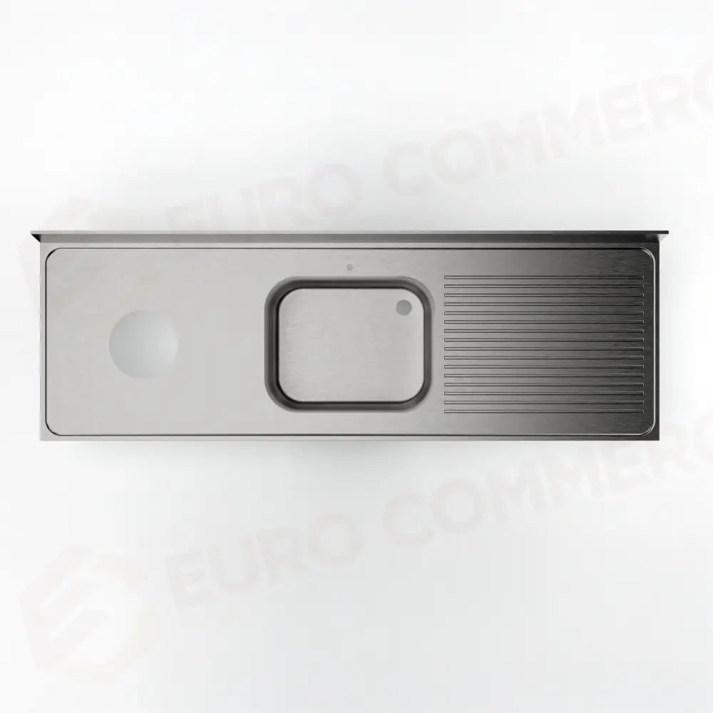 LAVATOIO 1800 X 600 MM FR-618/111D (FORO SBARAZZO + 1 VASCA + SGOCCIOLATOIO DX) - 5898618 - SAMMIC