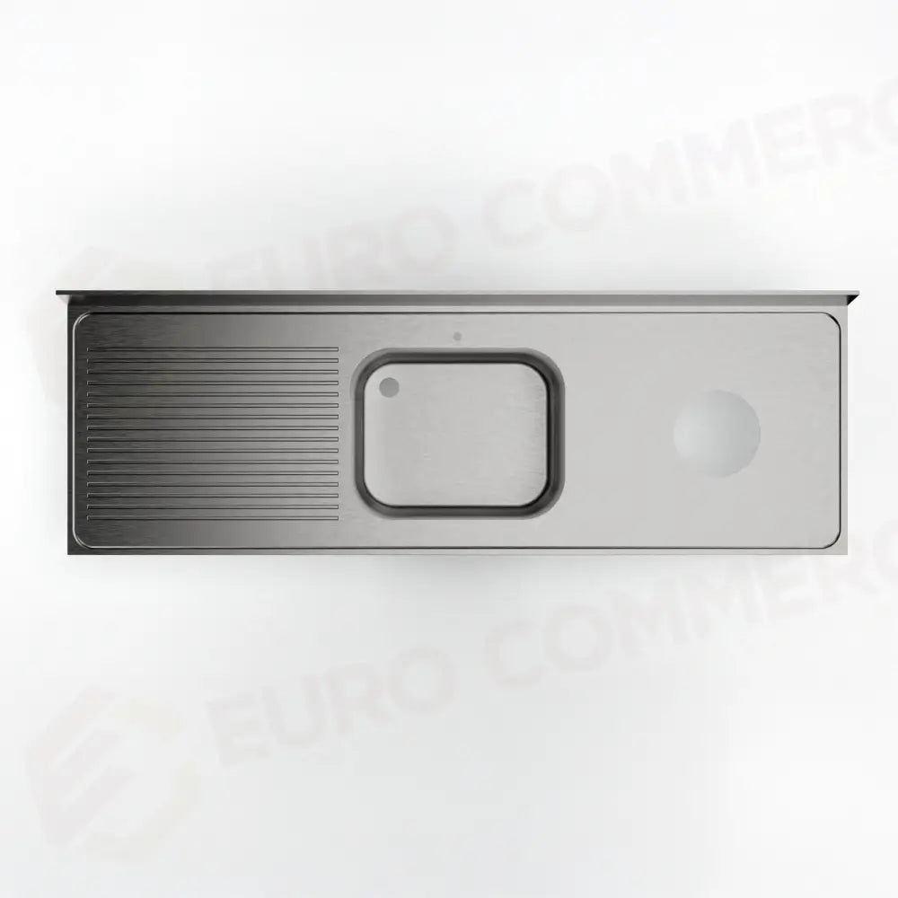 LAVATOIO 1800 X 600 MM FR-618/111I (FORO SBARAZZO + 1 VASCA + SGOCCIOLATOIO SX) - 5899618 - SAMMIC