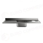 LAVATOIO 1800 X 600 MM FR-618/111I (FORO SBARAZZO + 1 VASCA + SGOCCIOLATOIO SX) - 5899618 - SAMMIC