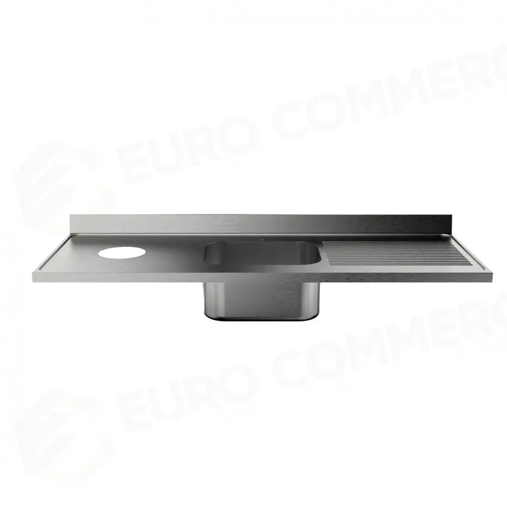 LAVATOIO 1800 X 700 MM FR-718/111D (FORO SBARAZZO + 1 VASCA + SGOCCIOLATOIO DX) - 5898718 - SAMMIC