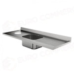 LAVATOIO 1800 X 700 MM FR-718/111D (FORO SBARAZZO + 1 VASCA + SGOCCIOLATOIO DX) - 5898718 - SAMMIC
