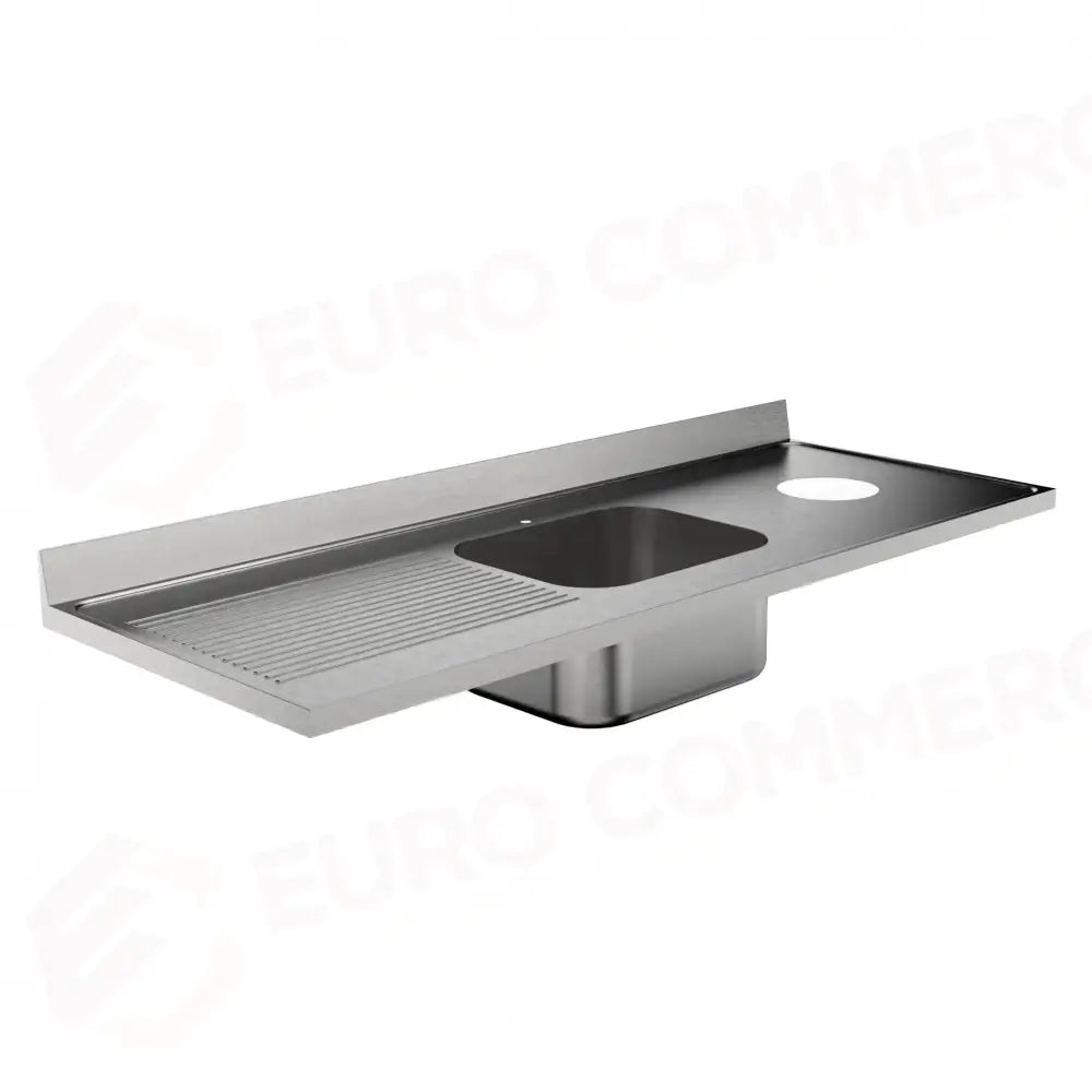 LAVATOIO 1800 X 700 MM FR-718/111I (FORO SBARAZZO + 1 VASCA + SGOCCIOLATOIO SX) - 5899718 - SAMMIC
