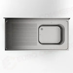 LAVATOIO (SENZA GAMBE) 1200 X 600 MM FRLV-612/11S (1 VASCA + SGOCCIOLATOIO SX) - 5896122 - SAMMIC