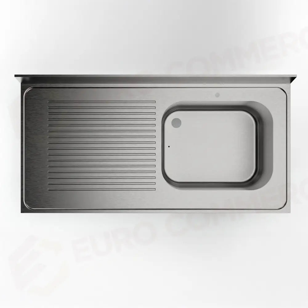 LAVATOIO (SENZA GAMBE) 1200 X 600 MM FRLV-612/11S (1 VASCA + SGOCCIOLATOIO SX) - 5896122 - SAMMIC