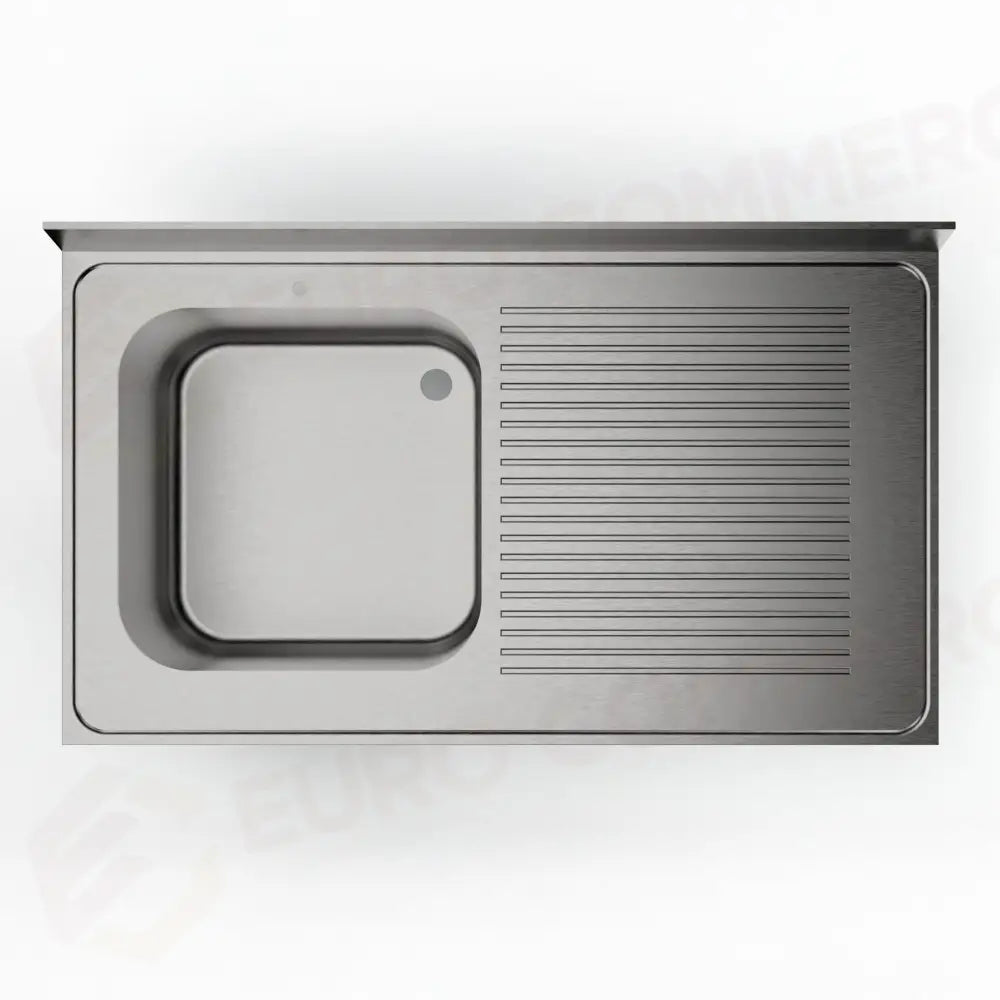 LAVATOIO (SENZA GAMBE) 1200 X 700 MM FRLV-712/11D (1 VASCA + SGOCCIOLATOIO DX) - 5897121 - SAMMIC