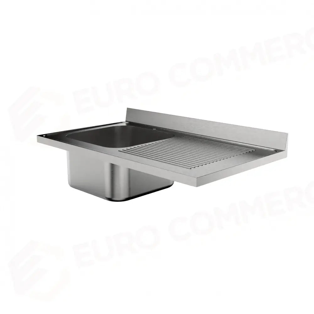 LAVATOIO (SENZA GAMBE) 1200 X 700 MM FRLV-712/11D (1 VASCA + SGOCCIOLATOIO DX) - 5897121 - SAMMIC