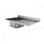 LAVATOIO (SENZA GAMBE) 1200 X 700 MM FRLV-712/11D (1 VASCA + SGOCCIOLATOIO DX) - 5897121 - SAMMIC