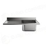 LAVATOIO (SENZA GAMBE) 1200 X 700 MM FRLV-712/11S (1 VASCA + SCOLATOIO SX) - 5897122 - SAMMIC
