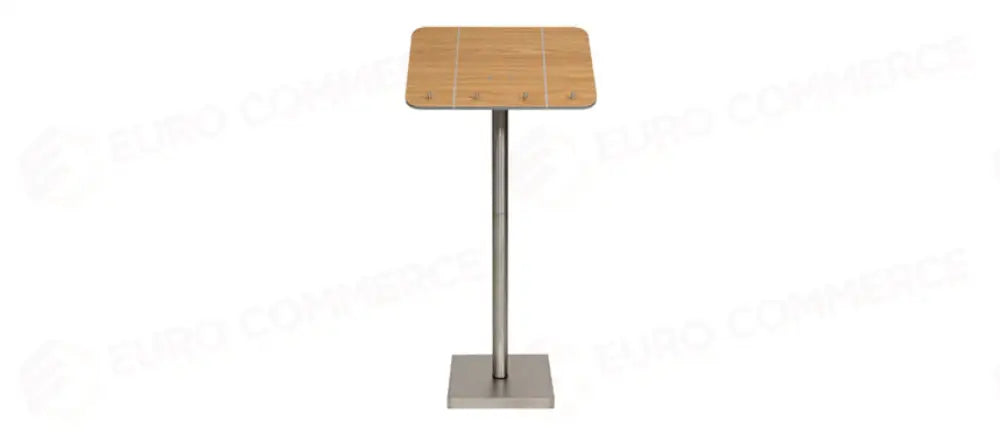 LEGGIO LEGNO B/INOX C/FERMI PORTAMENU - 141361 - MORINI