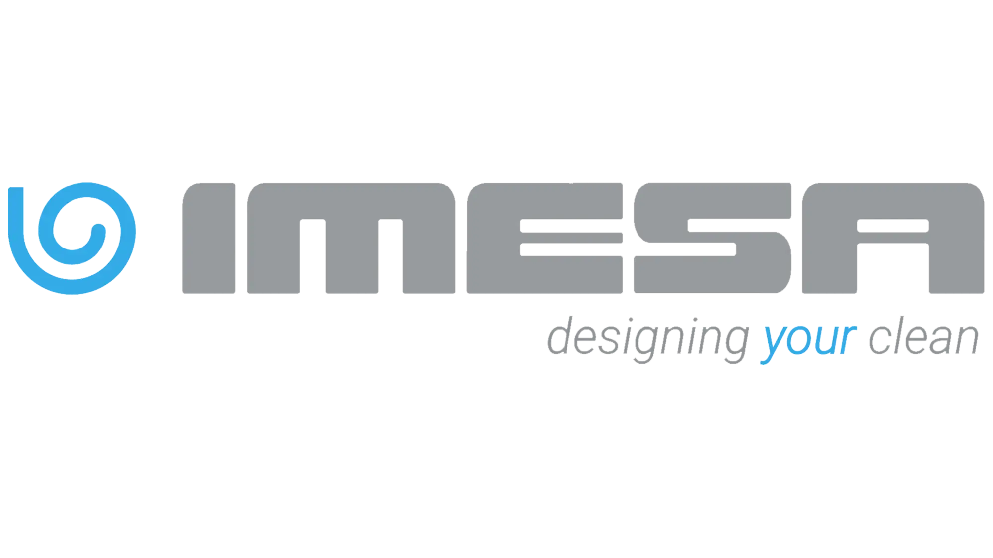 L'immagine mostra il logo per ’imera’ con un'icona a spirale blu e testo in grigio, accompagnato da lettere blu più piccole in basso.