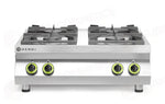 LINEA CUCINA A 4 FUOCHI PER GAS - PIANO DEL TAVOLO HENDI KITCHEN LINE 19KW 800X700X(H)3 - 227381