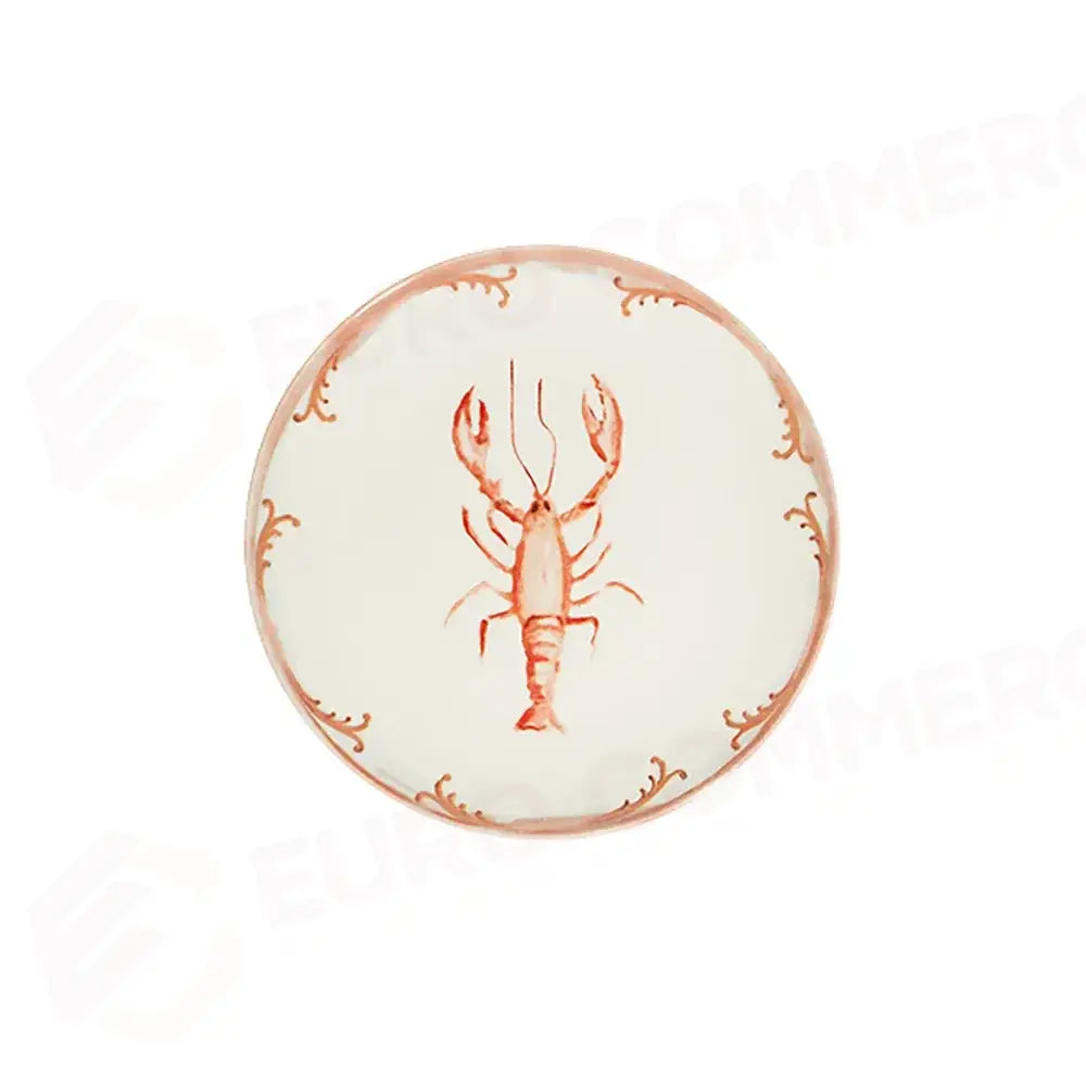 LOBSTER CORAL TUVAL PIATTO PIANO 20 CM - TVL20DZ-ID1020 - ID FINE