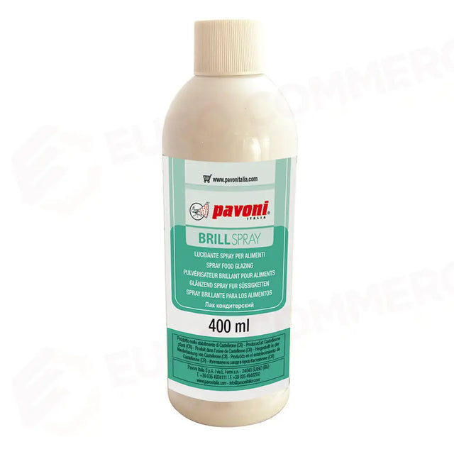 LUCIDANTE SPRAY PER CIOCCOLATO, ZUCCHERO E MARZAPANE 400 ML - BRILLSPRAY - PAVONI ITALIA