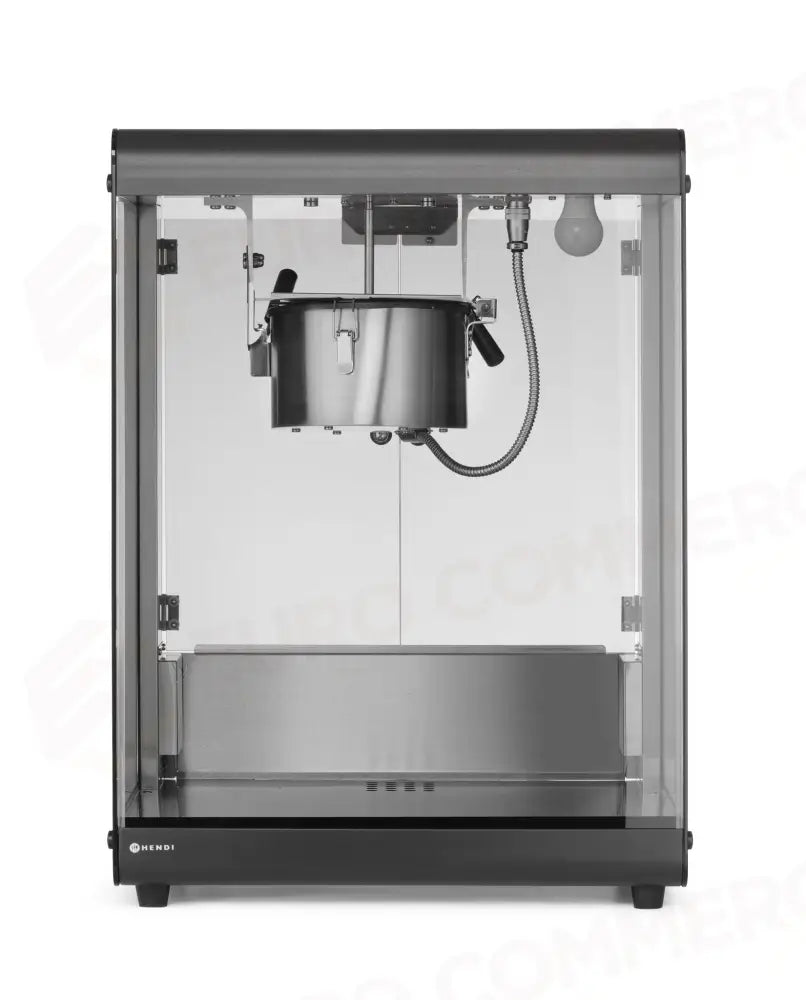 MACCHINA PER POPCORN HENDI 80L NERO 220-240V/1155W 560X445X(H)775MM - 282823