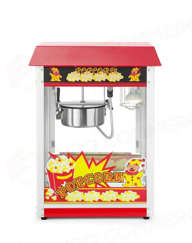 MACCHINA PER POPCORN ROSSO 230V/1500W 574X420X(H)778MM - HENDI
