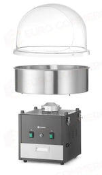 MACCHINA PER ZUCCHERO FILATO HENDI NERO 220-240V/1130W 520X520X(H)503MM - 282816