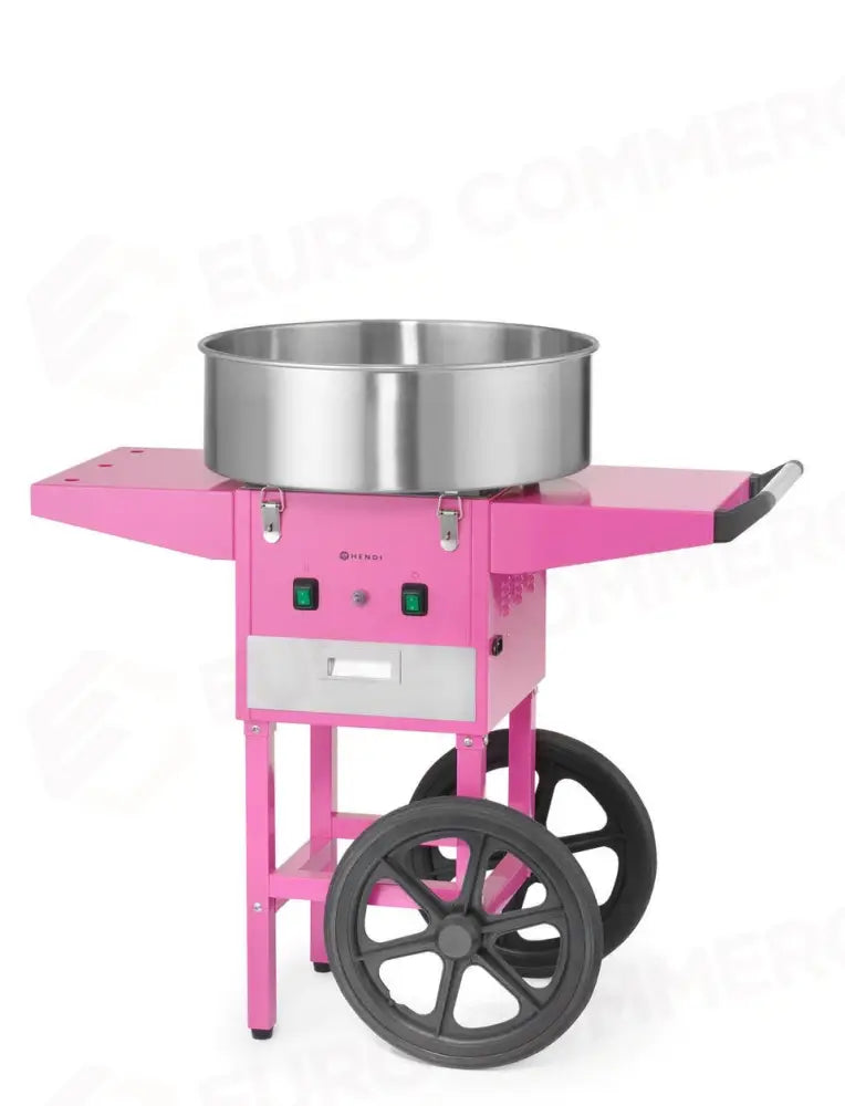 MACCHINA PER ZUCCHERO FILATO ROSA PASTELLO 220-240V/1130W 948X520X(H)914MM - HENDI