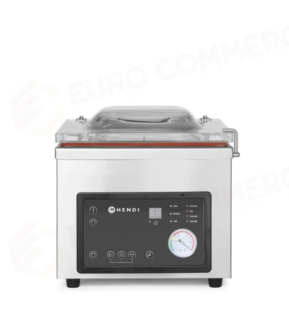 MACCHINA SOTTOVUOTO A CAMPANA PROFI LINE BARRA SALDANTE DA 260MM 230V/370W 330X480X(H)360 - HENDI