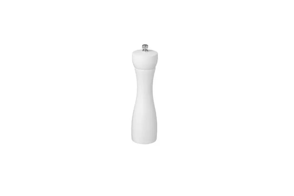 MACINA SALE E PEPE IN LEGNO BIANCO - 20 CM - T4218 - LEONE - MACINA SALE PEPE
