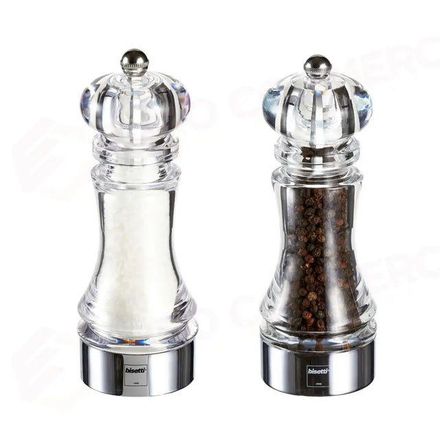 MOULIN À SEL TRANSPARENT PERUGIA 851S BISETTI 17,5 CM - 0400080 - MEDRI