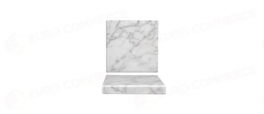 MARBLE WHITE PIATTINO QUADRATO CM13 H2 - 203614 - MORINI