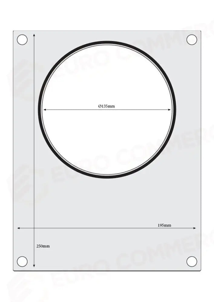 MATRICE SIGILLANTE PER VASCHETTE HENDI 2X RECIPIENTE 178X113 MM - 805589