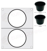 MATRICE SIGILLANTE PER VASCHETTE HENDI 2X RECIPIENTI TONDI Ø115 MM - 805633