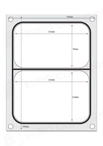 MATRICE SIGILLANTE PER VASCHETTE HENDI RECIPIENTE 187X137 MM - 805664