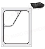 MATRICE SIGILLANTE PER VASCHETTE HENDI RECIPIENTE 227X178 MM - 805572