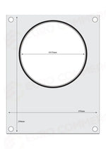 MATRICE SIGILLANTE PER VASCHETTE HENDI RECIPIENTE 227X178 MM - 805572