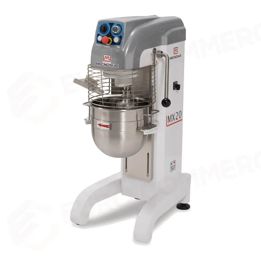 MESCOLATRICE PLANETARIA LT.20 CON INVERTER MANUALE V.400/50/3 - KG - MX20P - MECNOSUD
