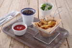 MINI CESTELLI PER FRITTURE HENDI 90X90X(H)90MM - 426449
